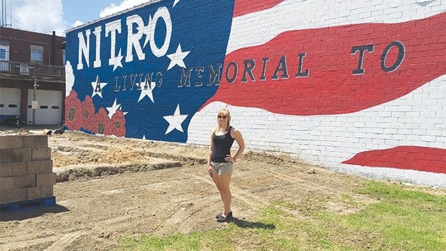 Nitro, WV, student paints memorial mural - West Virginia news - NewsLocker